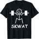 Skwat - Squat heavy T-Shirt - T-Shirt | Black