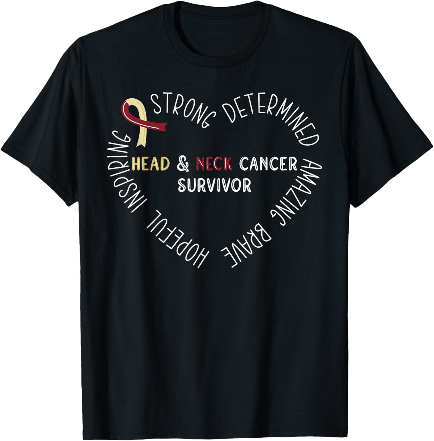 Head And Neck Cancer Survivor T-Shirt - T-Shirt | Black