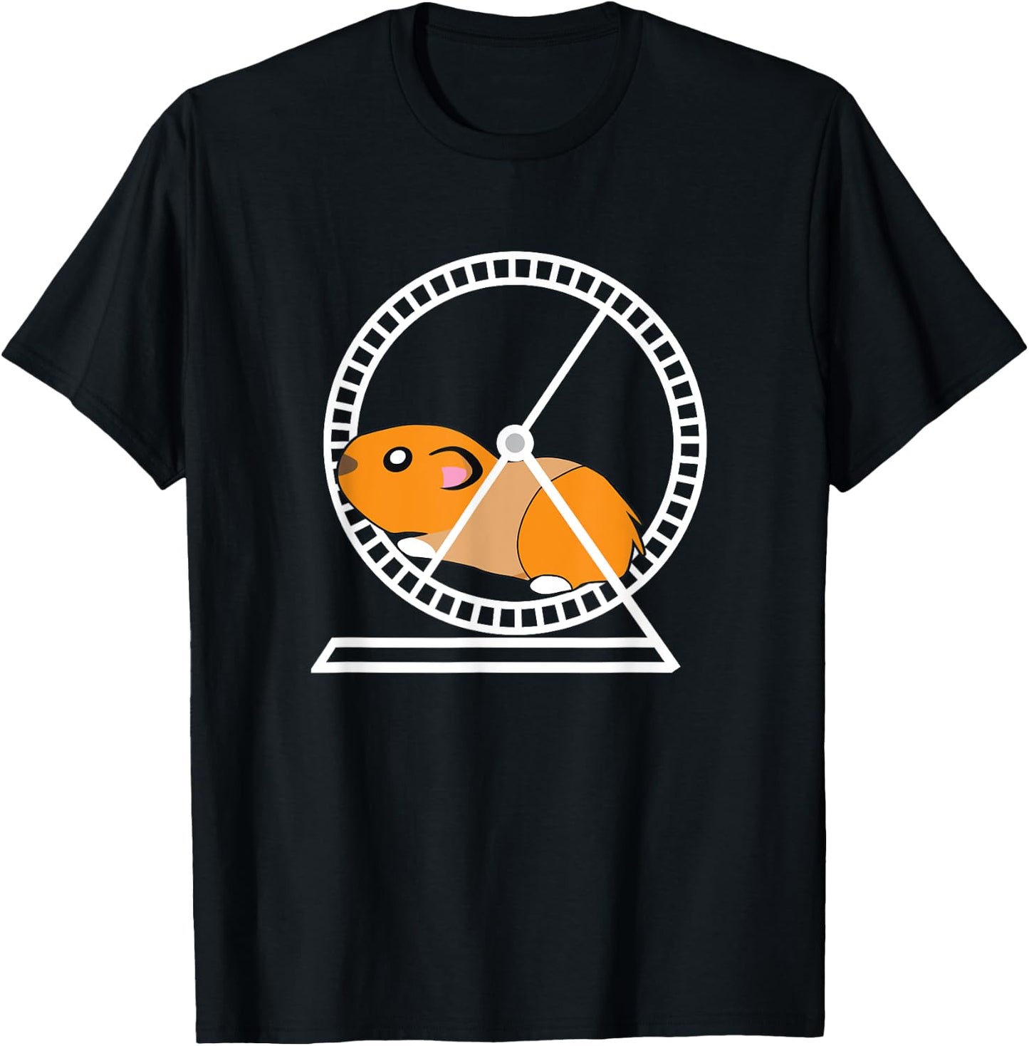 Hamster Wheel T-Shirt - T-Shirt | Black