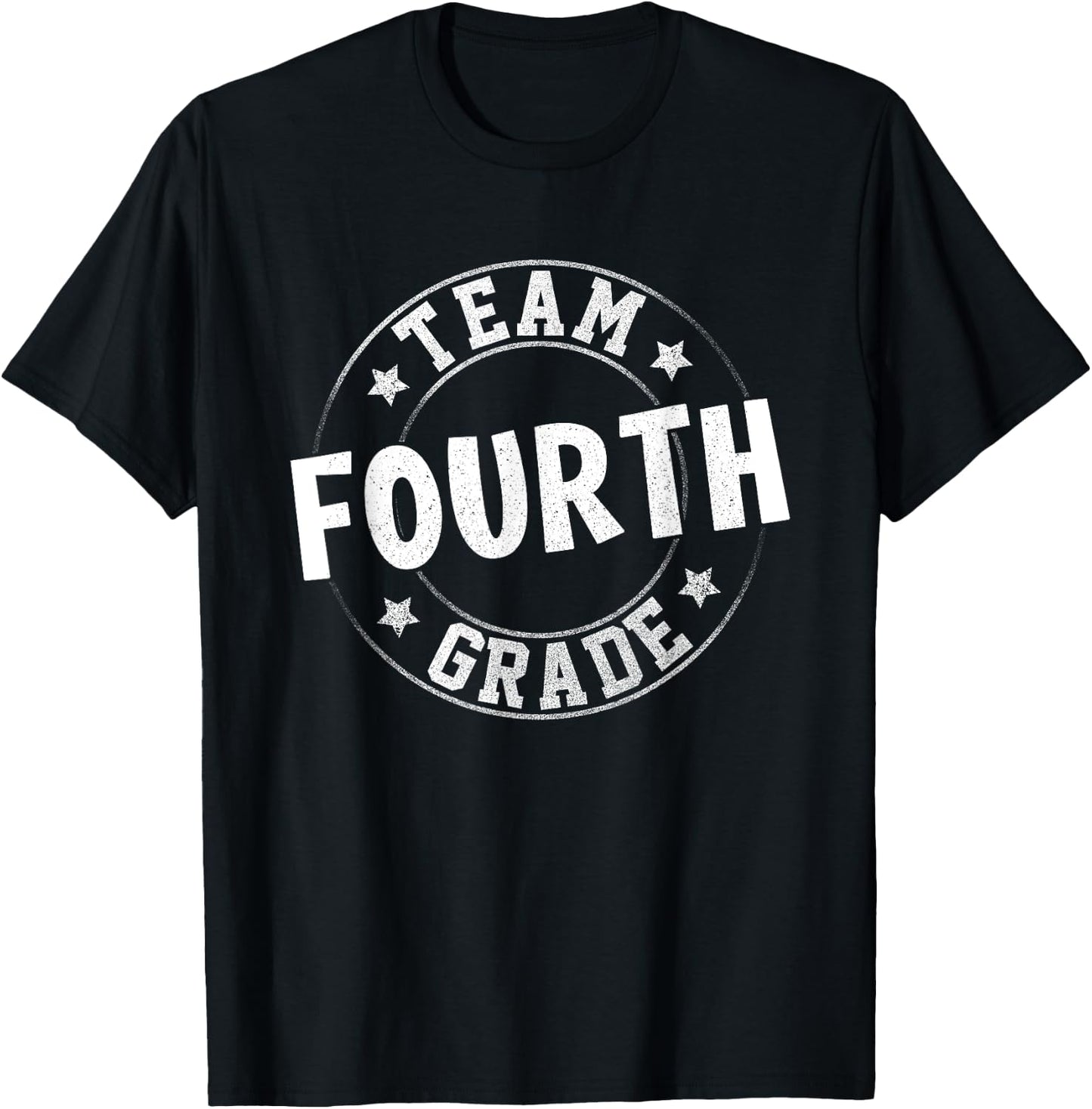 Team Fourth Grade Teacher Student Back To School 4th Grade T-Shirt - T-Shirt | Black