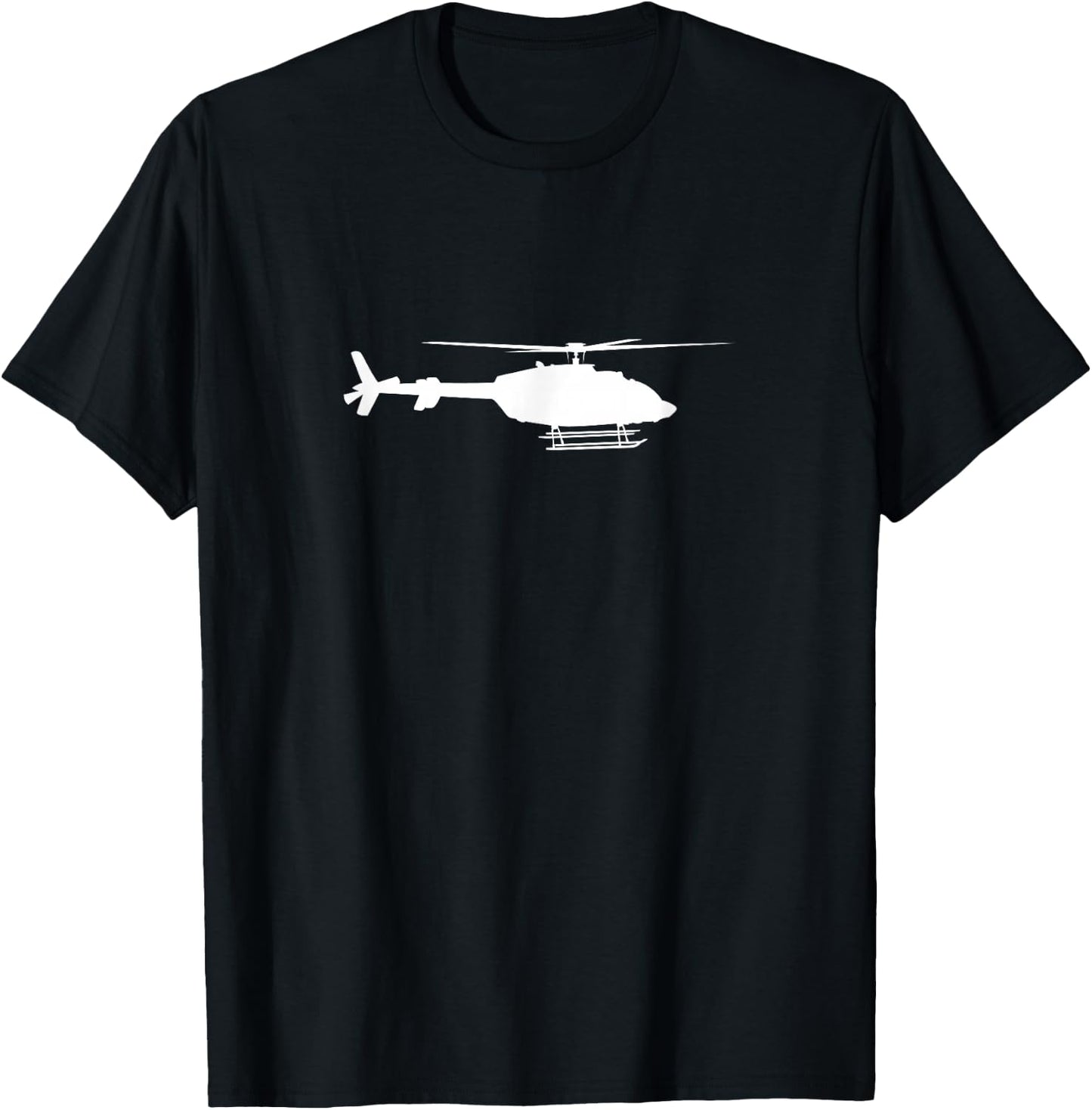 Bell 407 Helicopter Pilot or Crew T-Shirt - T-Shirt | Black