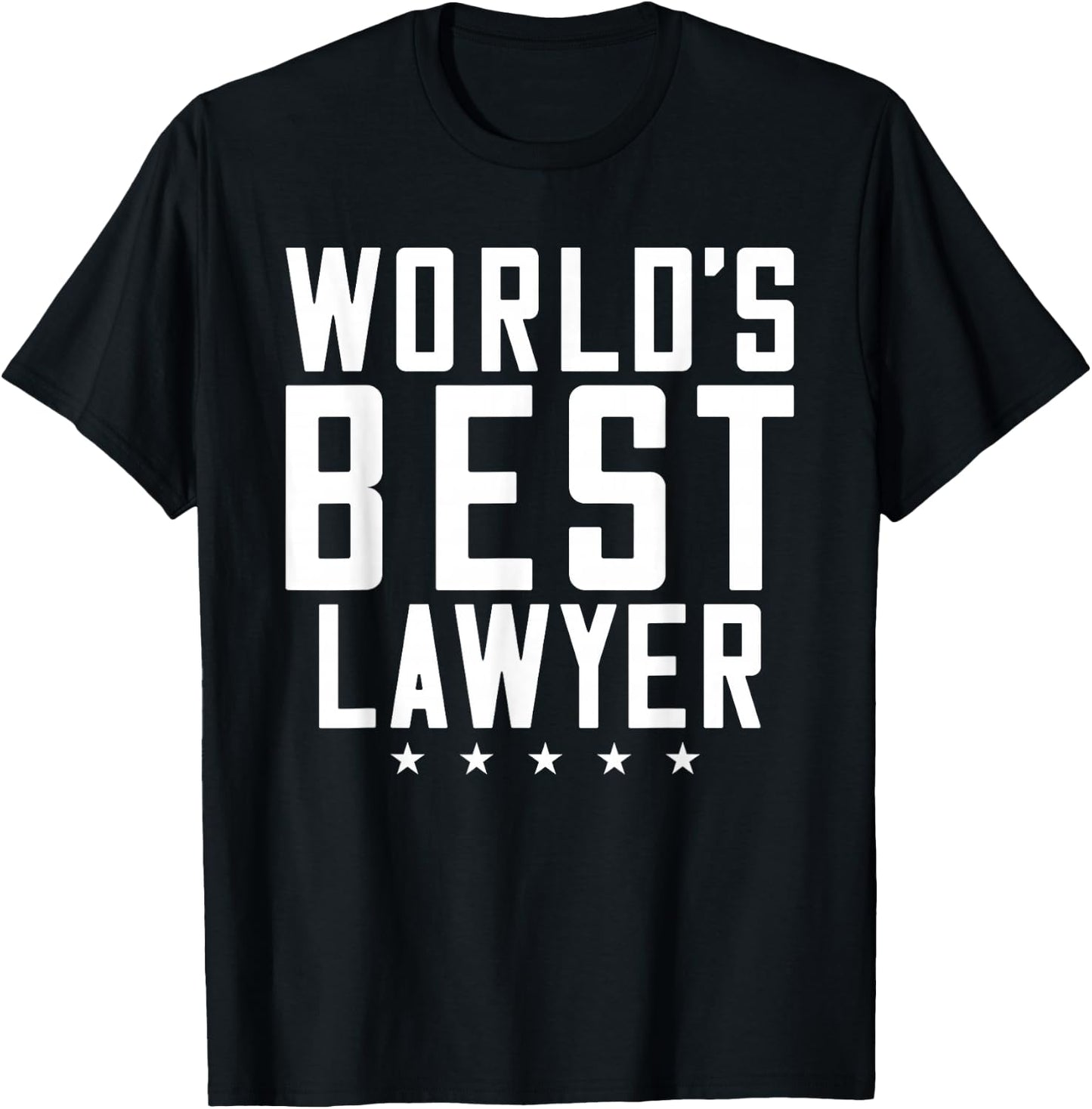 World´s best Lawyer T-Shirt - T-Shirt | Black