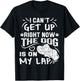 I Can’t Get Up Right Now The Dog Is On My Lap Dog Lovers T-Shirt - T-Shirt | Black