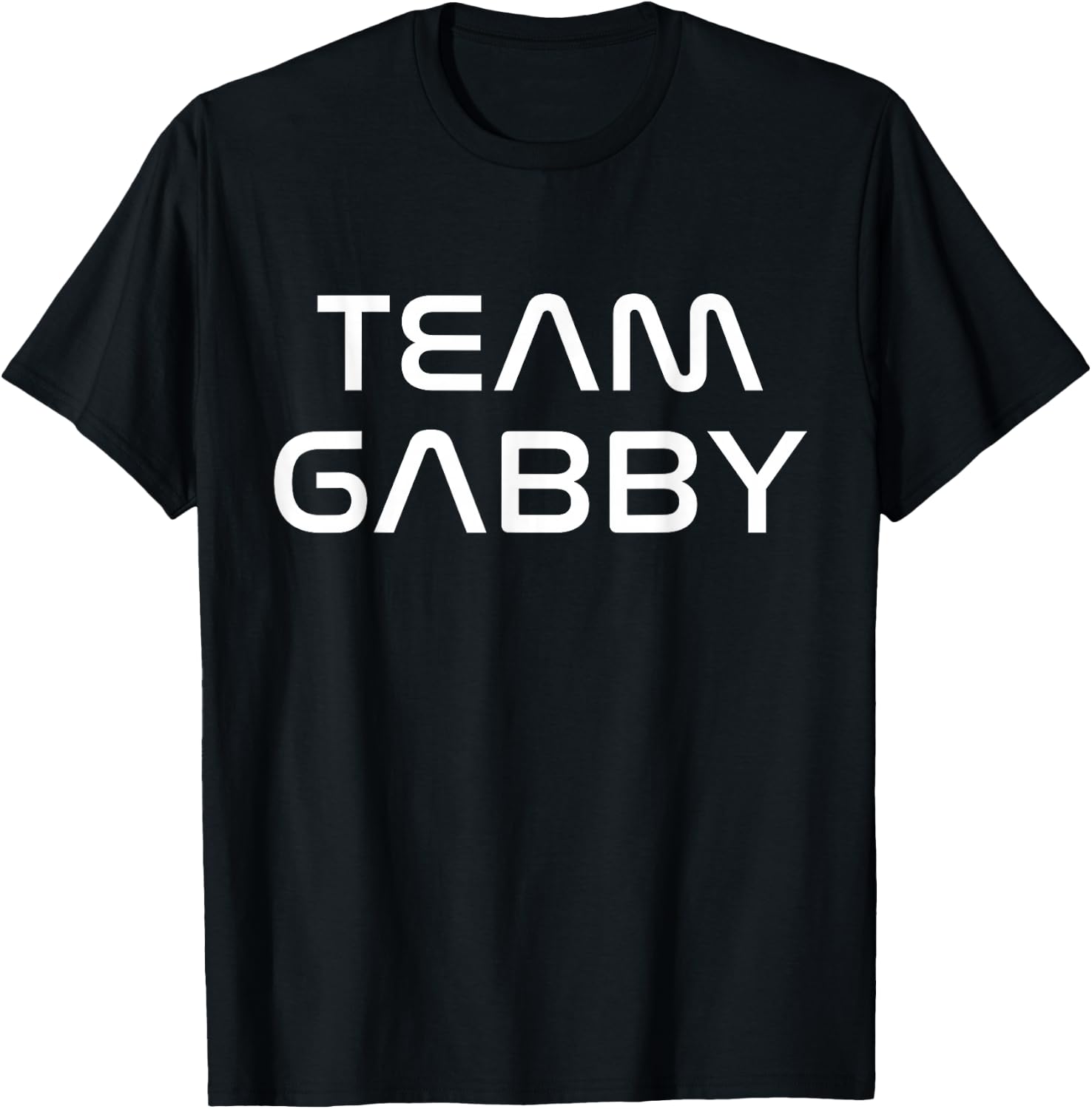 Cool: Team Gabby First Name Show Support, Be On Team Gabby T-Shirt - T-Shirt | Black