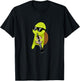 Funny Turtle Wearing Sunglasses Playing Clarinet T-Shirt - T-Shirt | Black