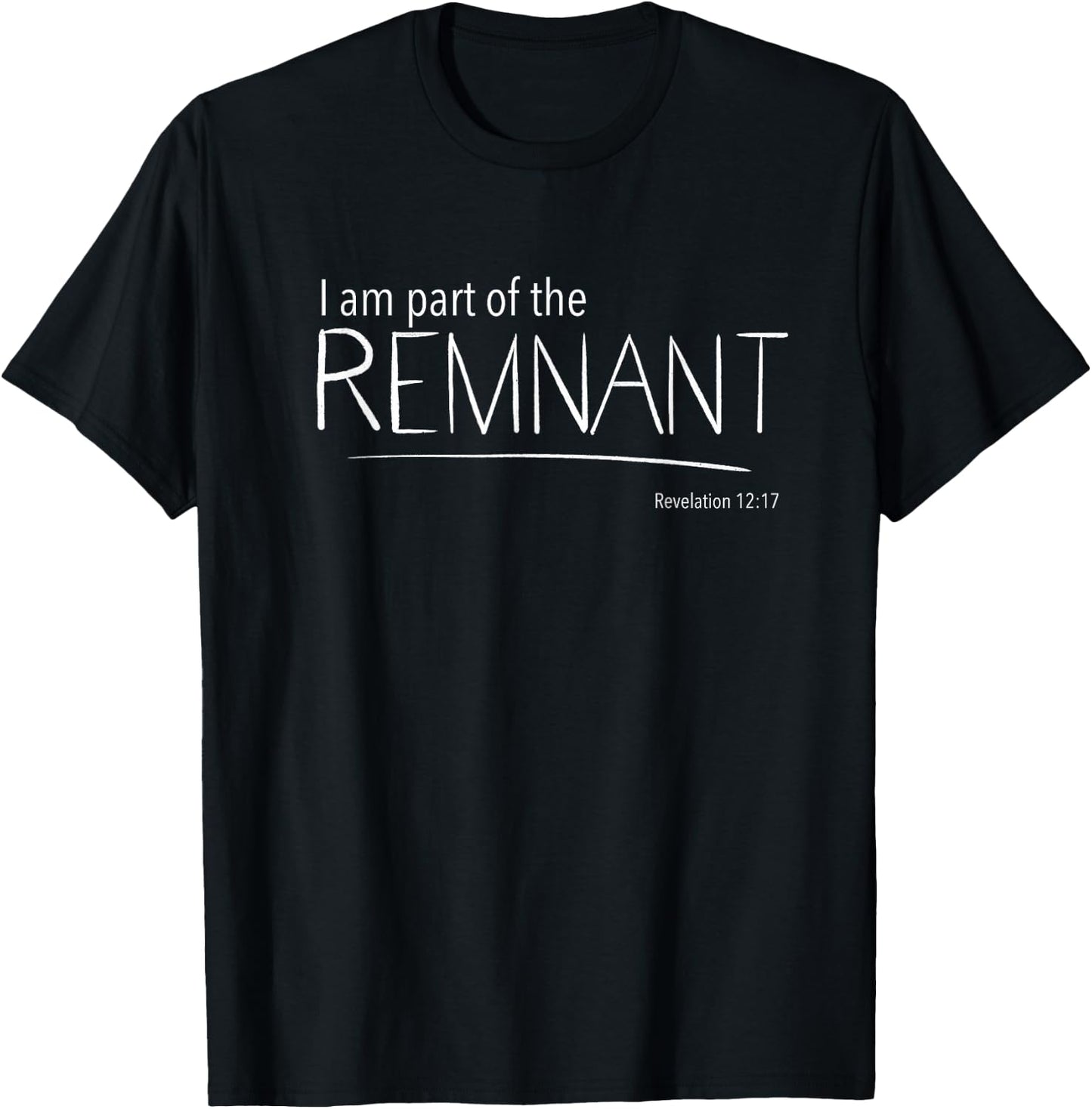 I am part of the remnant Revelation 12 Seventh-Day Adventist T-Shirt - T-Shirt | Black