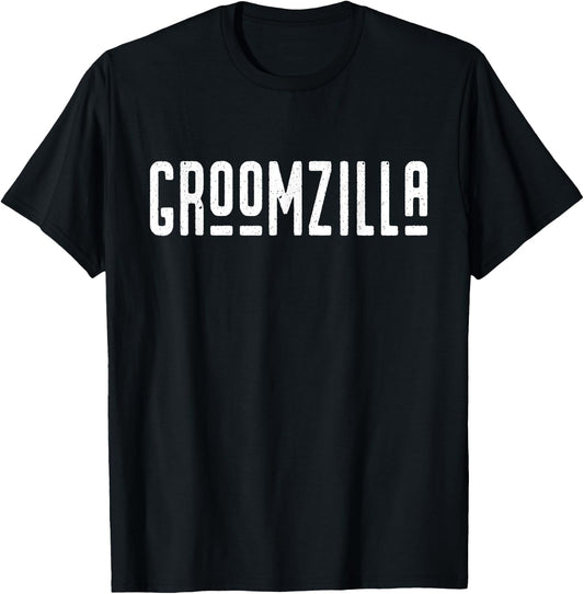 Groomzilla Newlywed Funny T Shirt T-Shirt - T-Shirt | Black