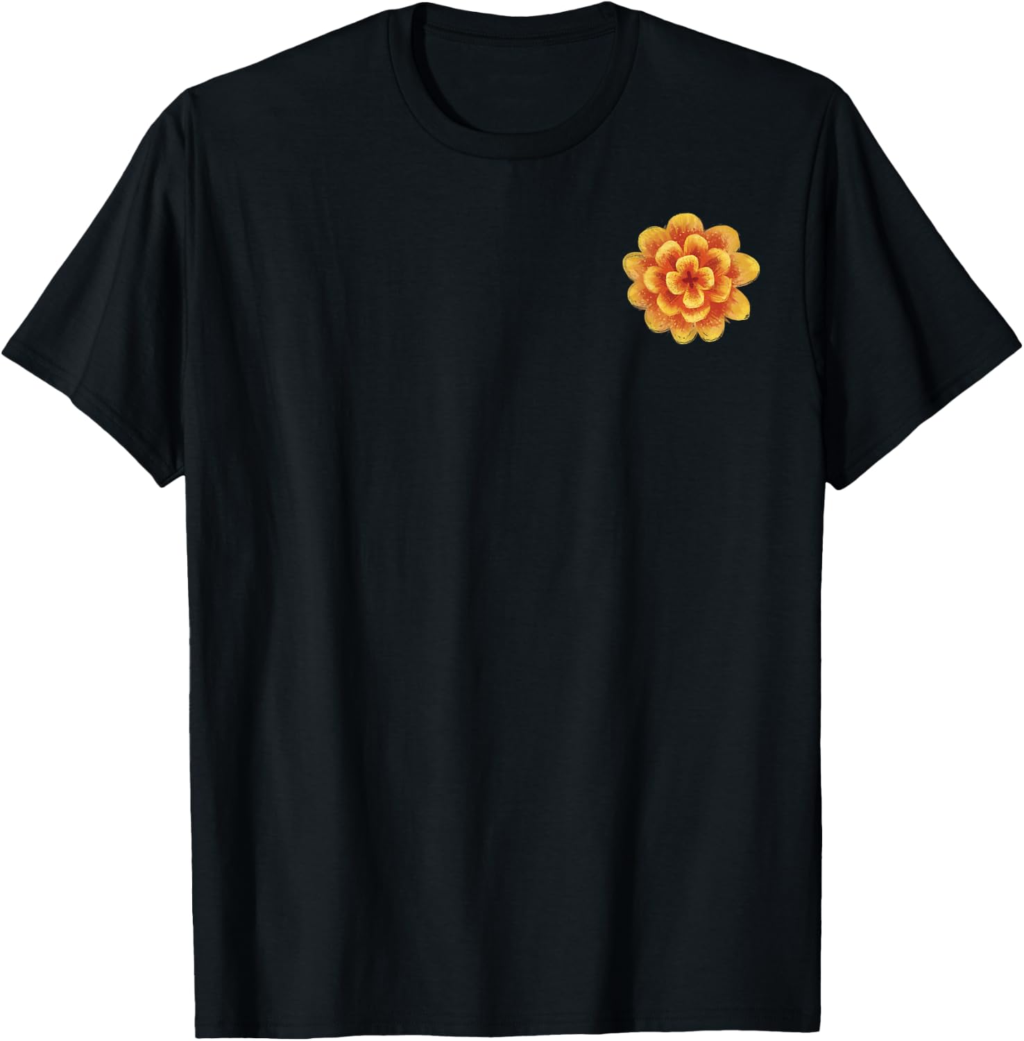 Disney Pixar Coco Marigold Pocket Seize Your Moment Back T-Shirt - T-Shirt | Black