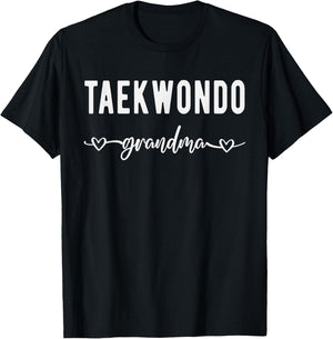 Taekwondo Grandma Funny Grandmother Taekwondo Lover T-Shirt - T-Shirt | Black