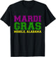 Mobile Mardi Gras Parade Celebration Gift T-Shirt - T-Shirt | Black