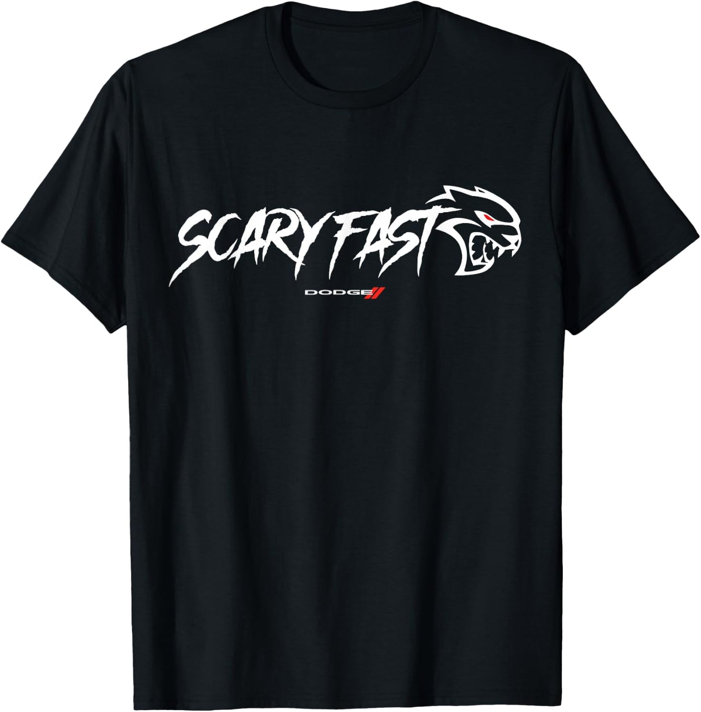 Dodge Hellcat Scary Fast T-Shirt - T-Shirt | Black