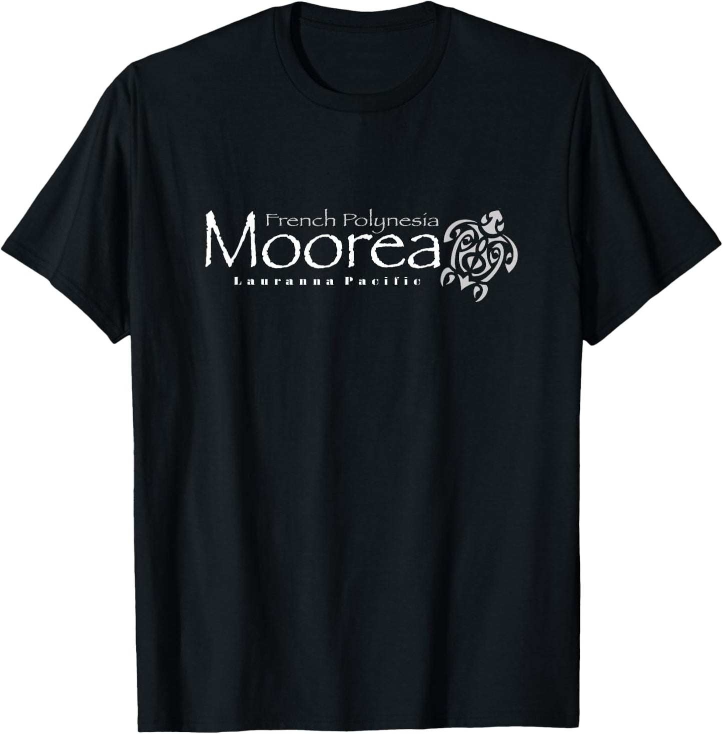 Moorea Turtle, Polynesian Tribal Tattoo Turtle T-Shirt - T-Shirt | Black
