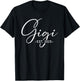 Gigi Est 2025 Promoted To Gigi Pregnancy Announcement 2025 T-Shirt - T-Shirt | Black