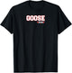 Top Gun Goose Athletic Lettering Logo Action Movie T-Shirt - T-Shirt | Black