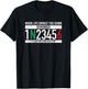 1N23456 Motorcycle Gear Shift Motorcyclist T-Shirt - T-Shirt | Black