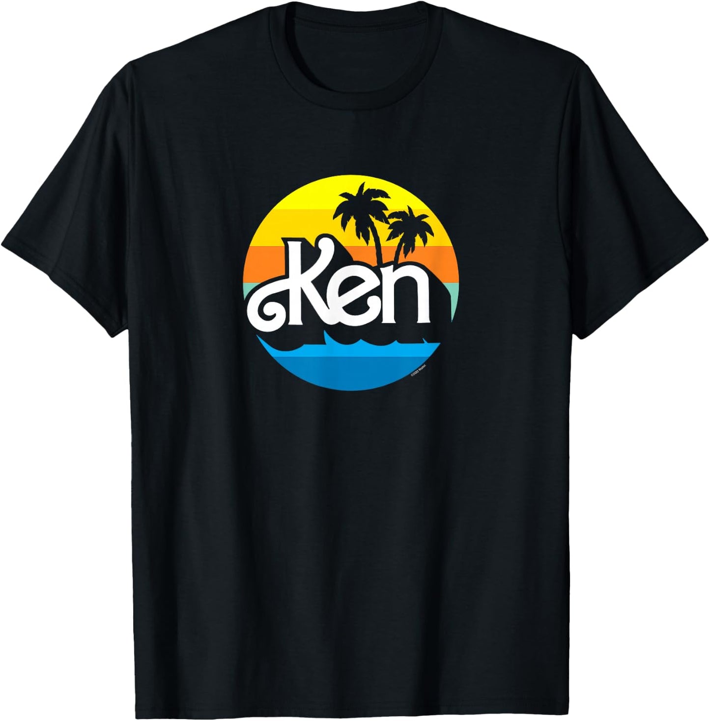 Barbie - Ken Retro Summer T-Shirt - T-Shirt | Black