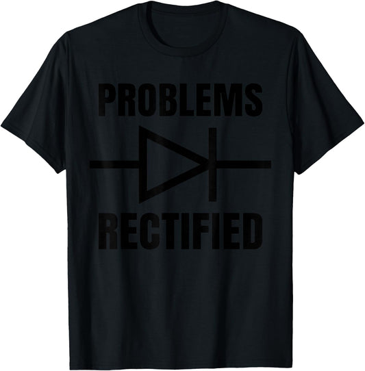 Electronics engineer & technician funny pun - Diode symbol T-Shirt - T-Shirt | Black