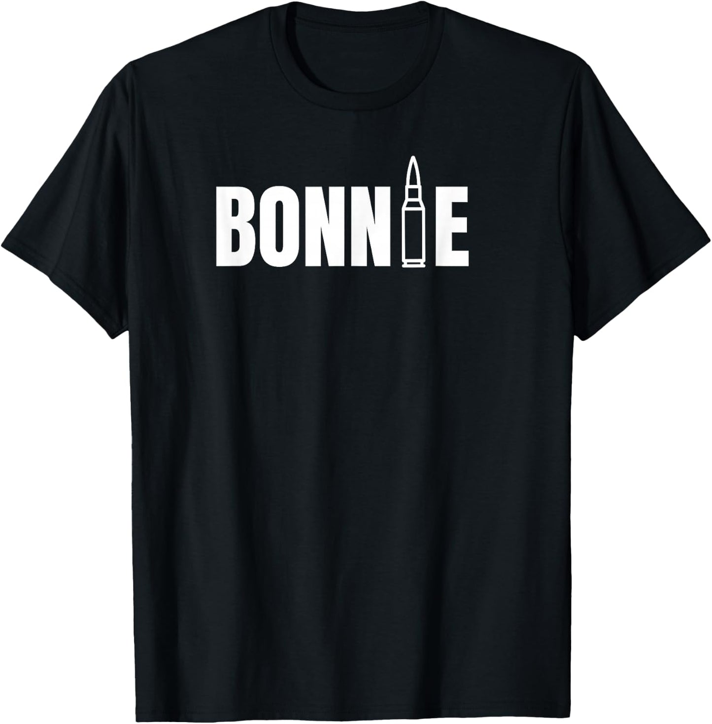 Bonnie & Clyde & Her Matching Couples T-Shirt - T-Shirt | Black