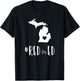 Red For Ed Michigan Teacher Public Education T-Shirt - T-Shirt | Black