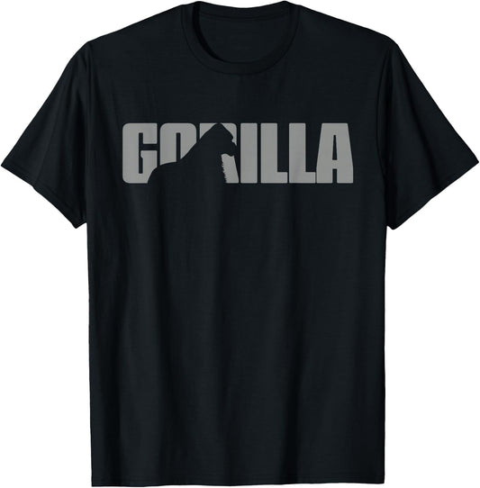 Gorilla Lover Apparel - Animal Great Ape Gorilla T-Shirt - T-Shirt | Black