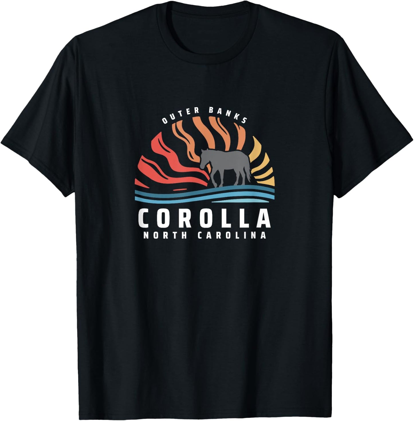 Corolla Wild Horse T-Shirt - T-Shirt | Black