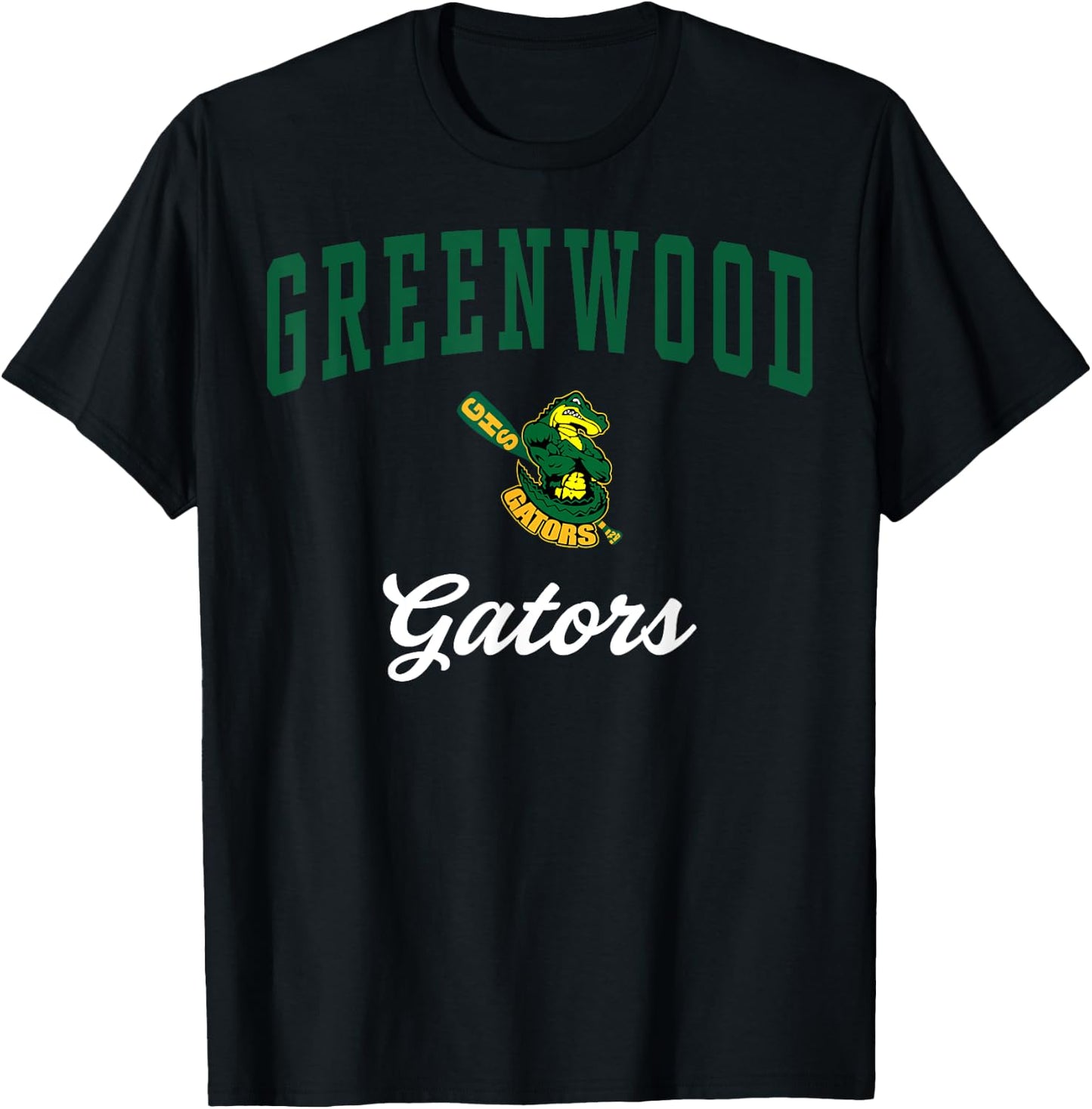 Greenwood High School Gators C3 T-Shirt - T-Shirt | Black
