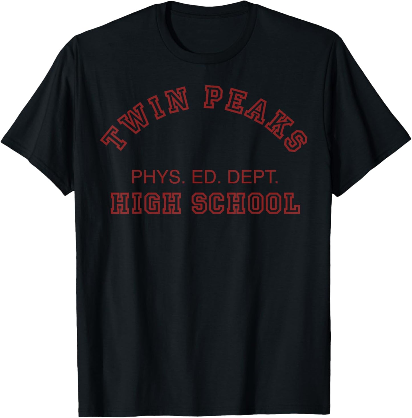 Twin Peaks Physical Education Graphic T-Shirt - T-Shirt | Black