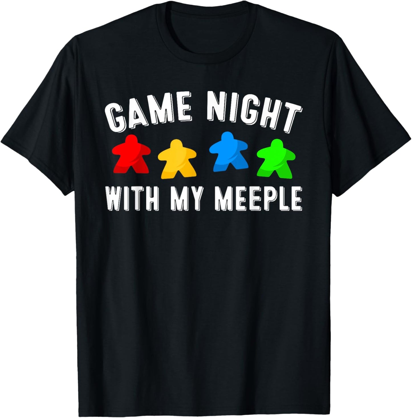 Funny Game Night Gift Board Gamer Men Women Boys Girls T-Shirt - T-Shirt | Black