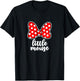 Kids Little Mouse Family Vacation Bow - Youth, Toddler T-Shirt - T-Shirt | Black