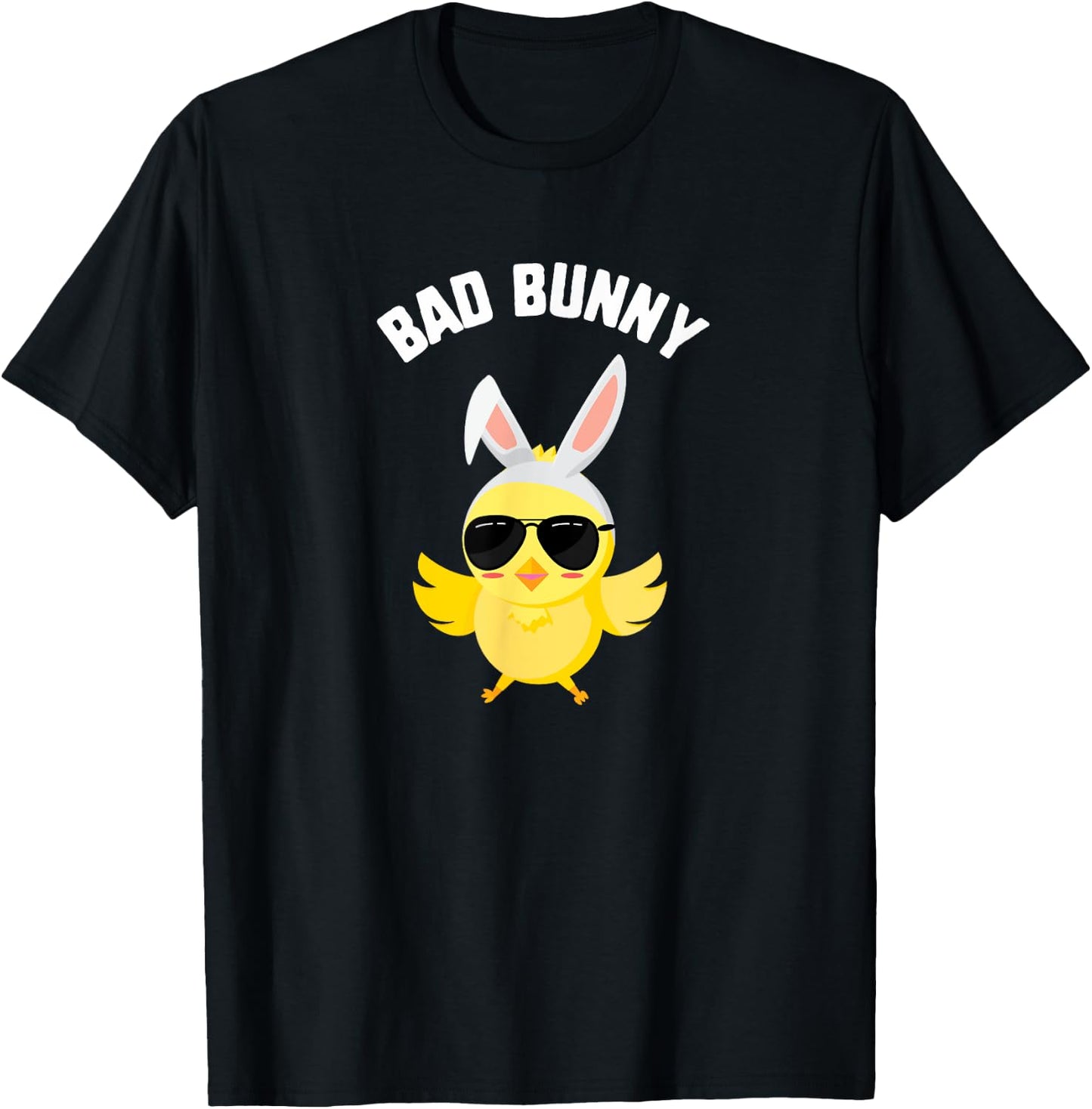 Easter Bad Bunny Chick Kids Candy Spring Bunny Gift T-Shirt - T-Shirt | Black