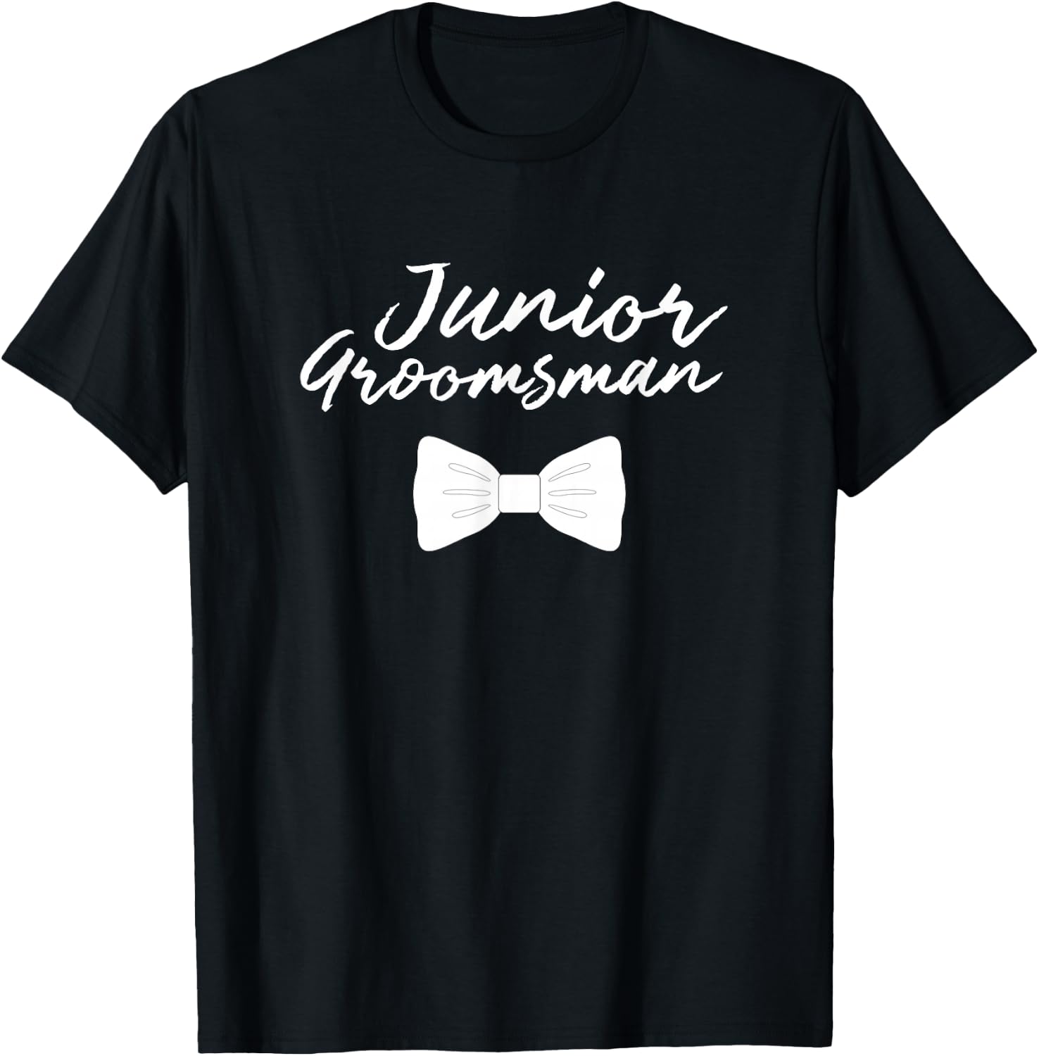 Junior Groomsman Wedding T Shirt For Boys T-Shirt - T-Shirt | Black