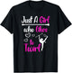 Just a Girl who likes to twirl Baton Twirling T-Shirt - T-Shirt | Black