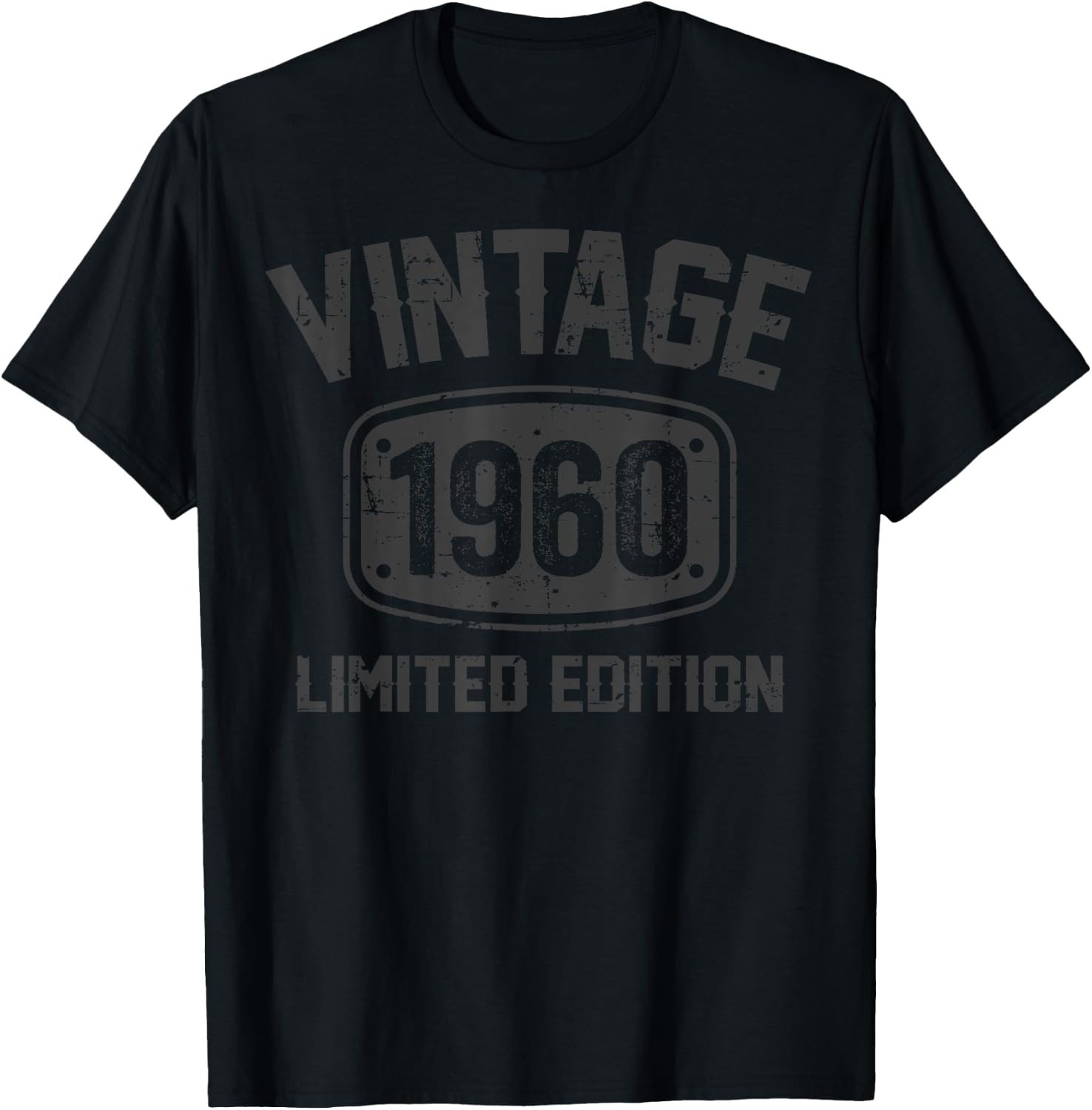 62 Years Old Vintage 1960 Limited Edition 62th Birthday T-Shirt - T-Shirt | Black