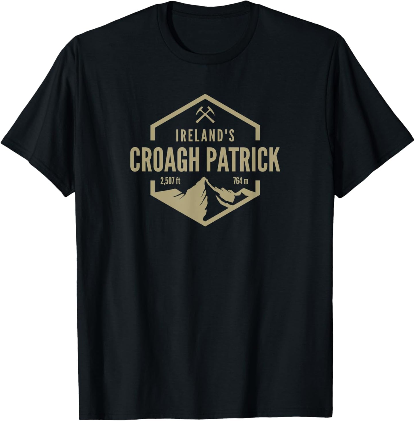 Ireland Croagh Patrick T-Shirt - T-Shirt | Black