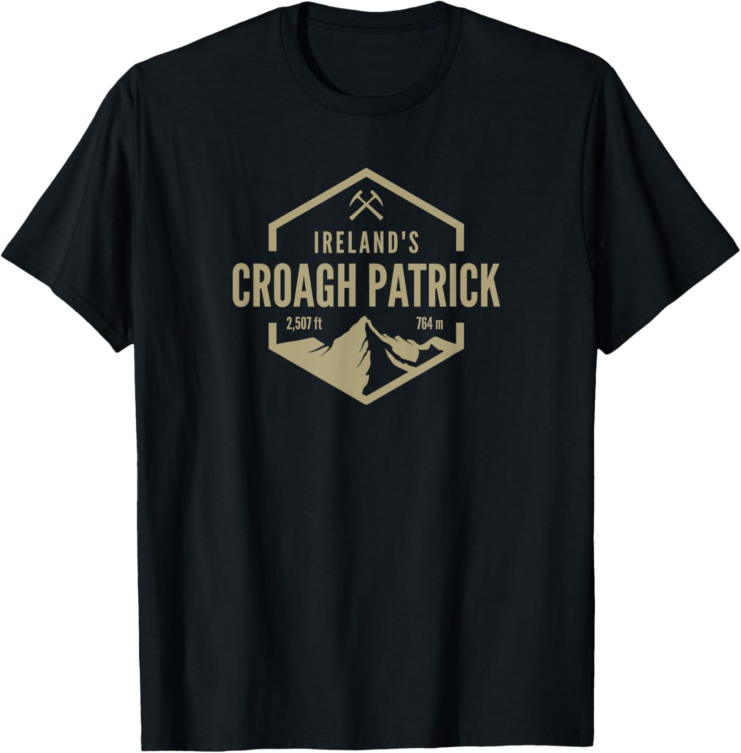 Ireland Croagh Patrick T-Shirt - T-Shirt | Black