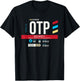 Vintage Bucharest OTP Airport Code Retro Travel Day Romania T-Shirt - T-Shirt | Black