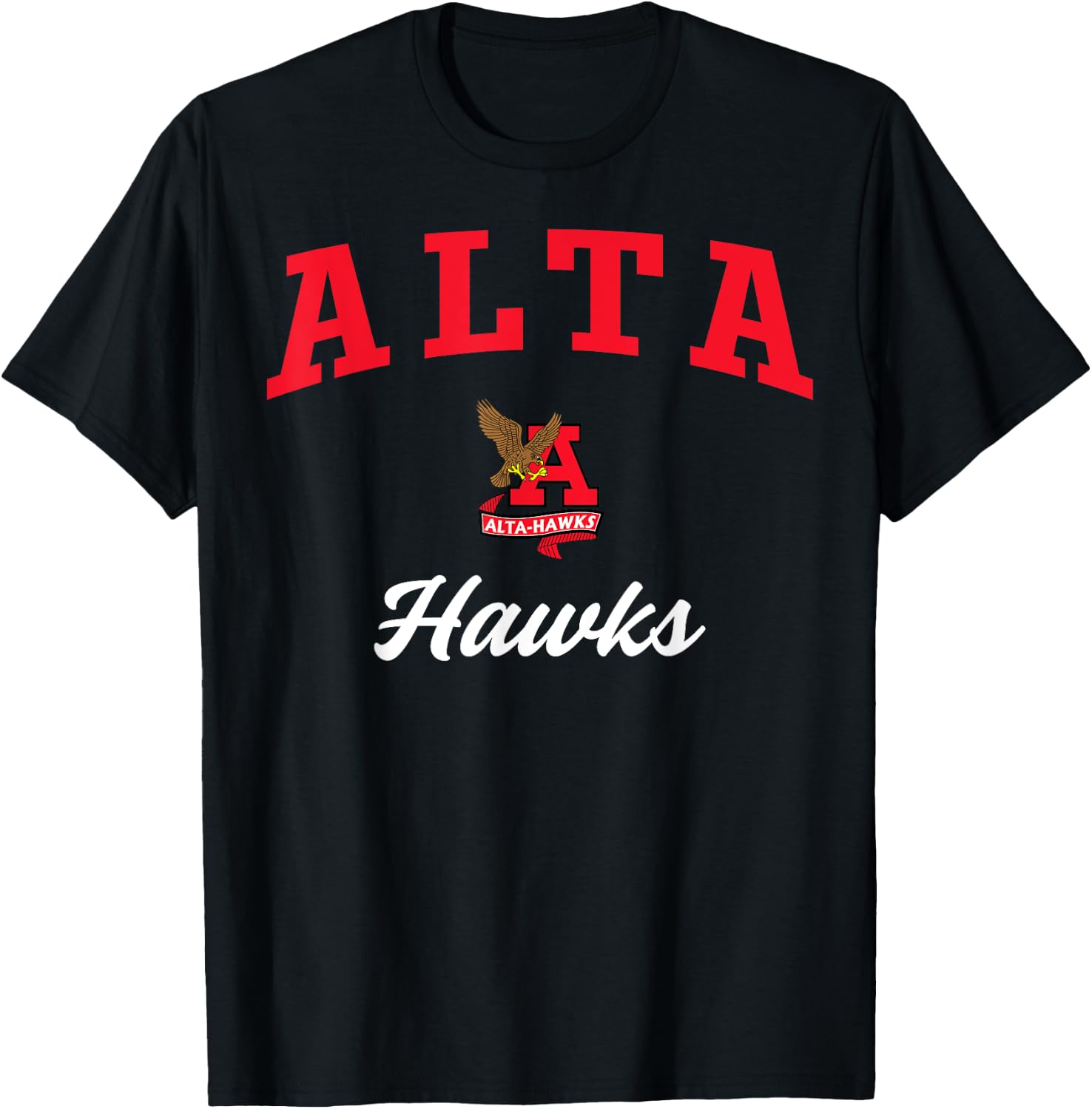 Alta High School Hawks C3 T-Shirt - T-Shirt | Black