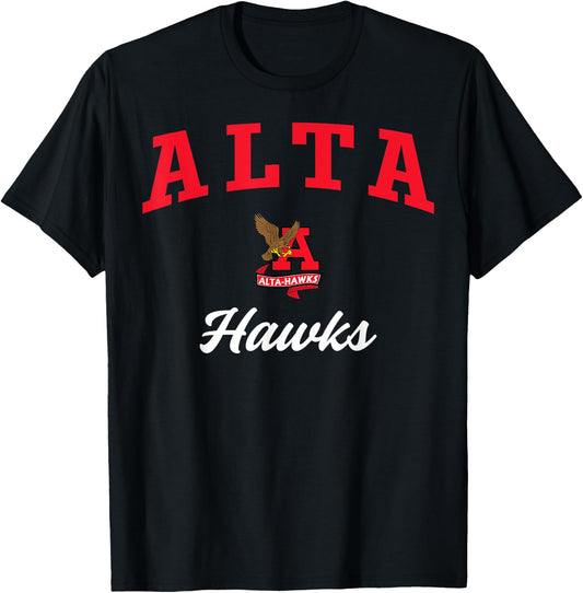 Alta High School Hawks C3 T-Shirt - T-Shirt | Black