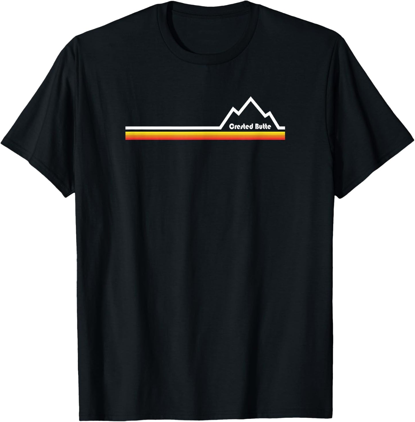 Crested Butte Colorado T-Shirt - T-Shirt | Black