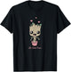 Marvel Valentine's Day Groot Let Love Grow T-Shirt - T-Shirt | Black