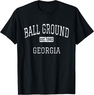 Ball Ground Georgia GA Vintage T-Shirt - T-Shirt | Black