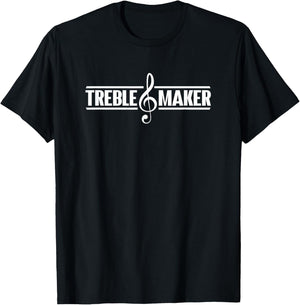 Treble Maker Piano Player Pianist Music T-Shirt - T-Shirt | Black