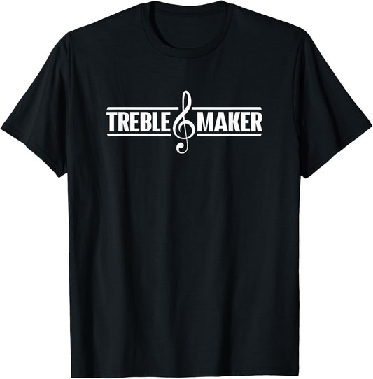 Treble Maker Piano Player Pianist Music T-Shirt - T-Shirt | Black