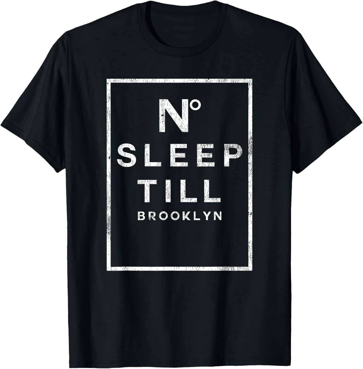 Designer No Sleep til Brooklyn Ladies Youth t Shirt T-Shirt - T-Shirt | Black