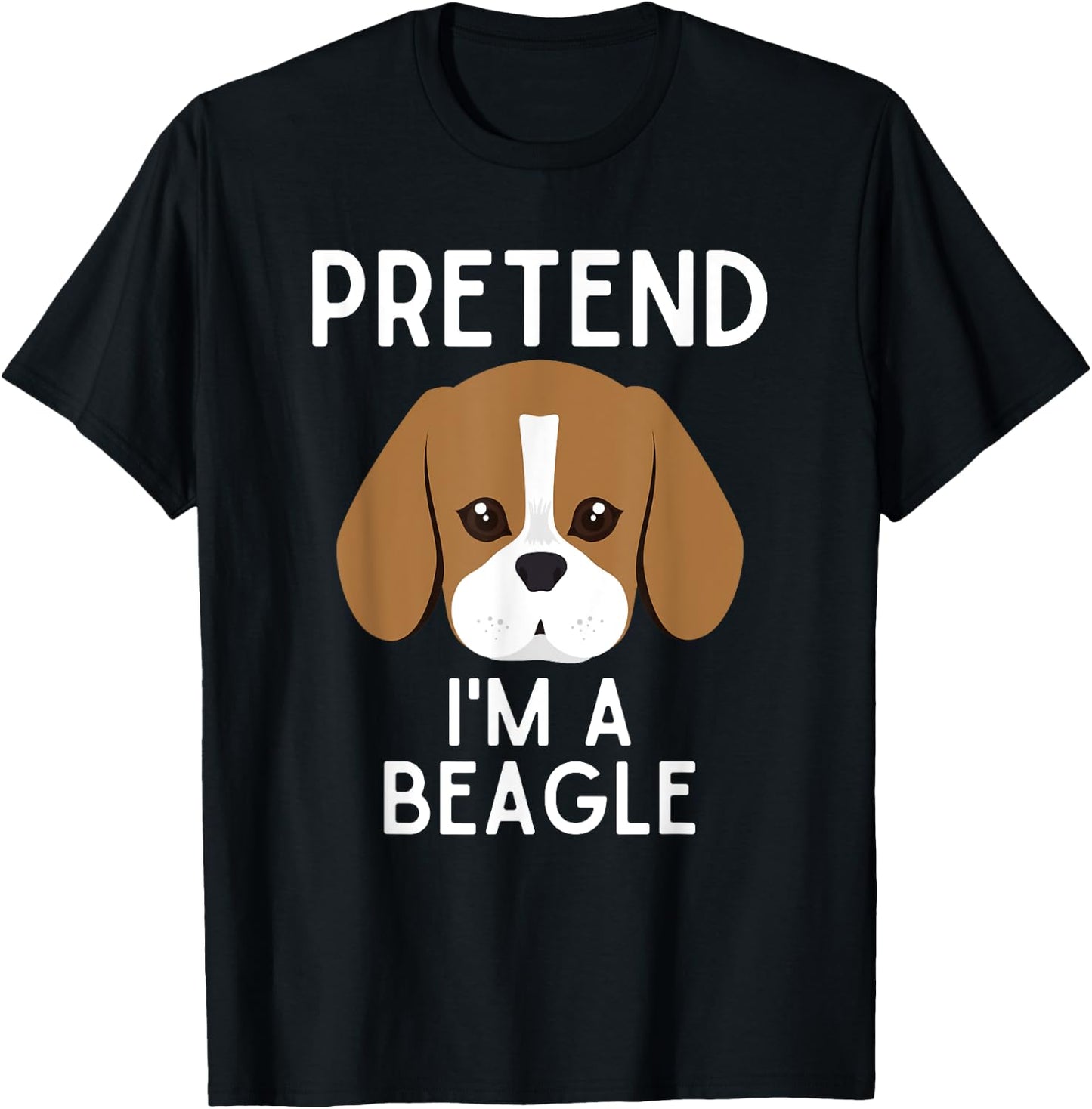 Halloween Beagle Costume Men Women Adult Beagle T-Shirt - T-Shirt | Black