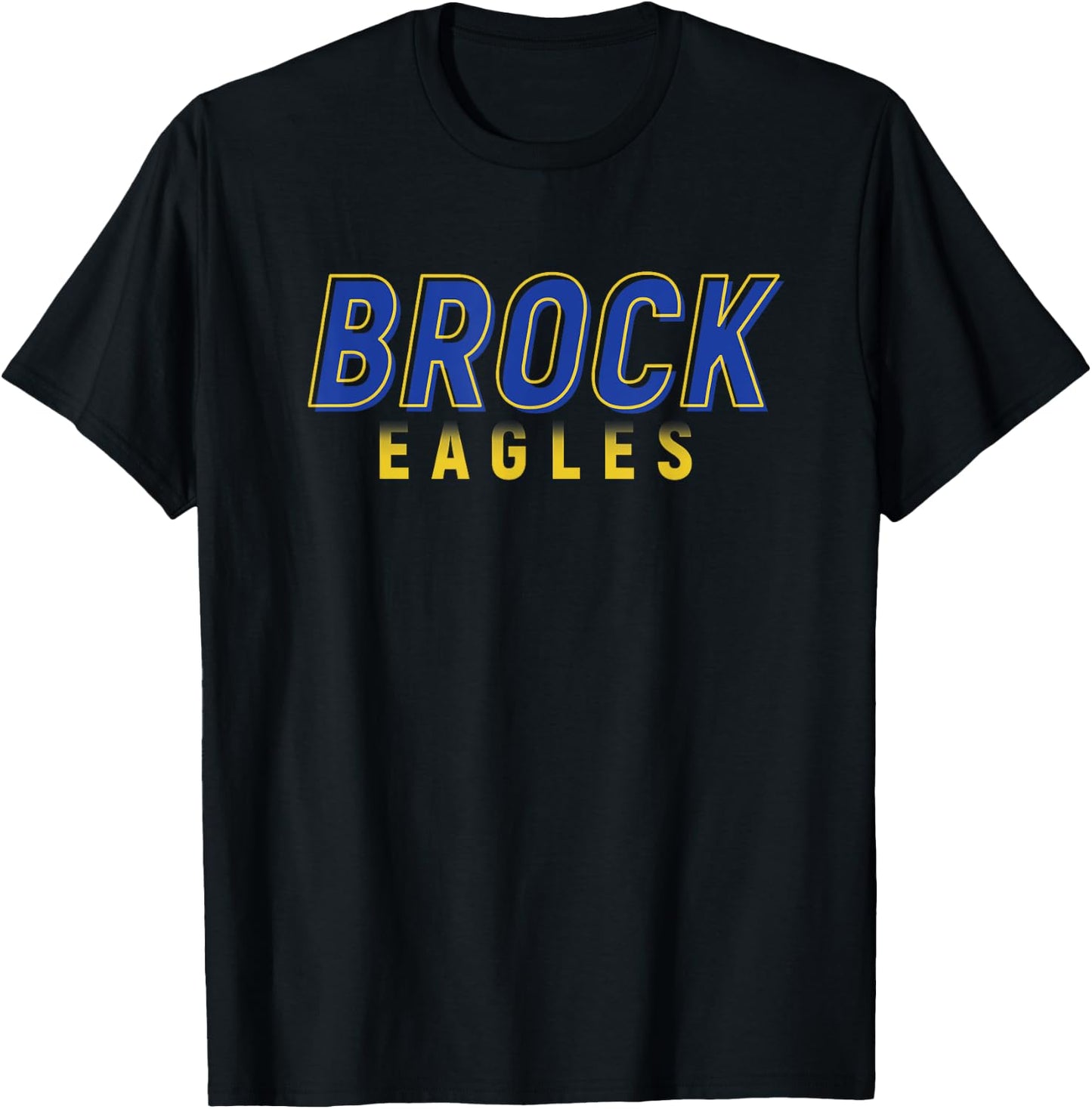 Brock Texas Brock Eagles T-Shirt - T-Shirt | Black