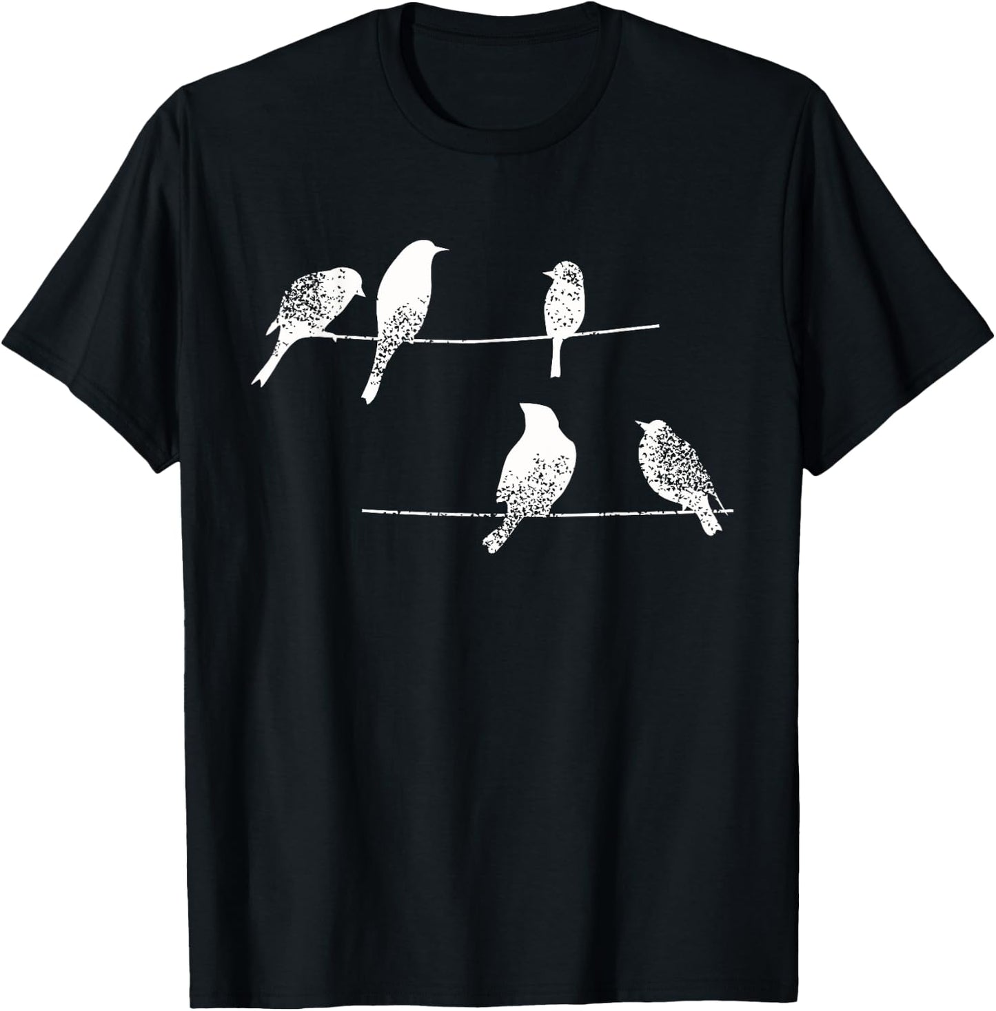 Birds On A Branch - Birding Funny Bird Watching Bird Watcher T-Shirt - T-Shirt | Black