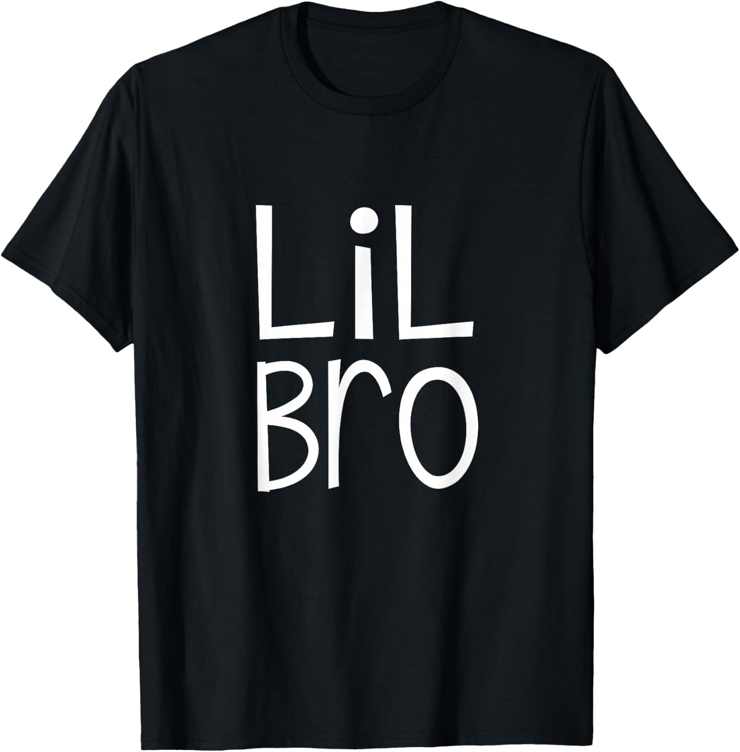Lil Bro Little Brother Boys Matching Siblings Family T-Shirt - T-Shirt | Black