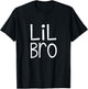 Lil Bro Little Brother Boys Matching Siblings Family T-Shirt - T-Shirt | Black