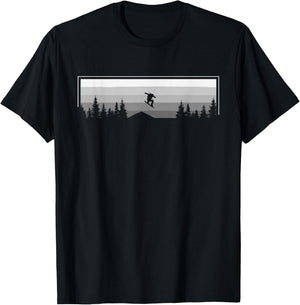 Snowboard Apparel - Snowboarding Snowboarder Snowboard T-Shirt - T-Shirt | Black
